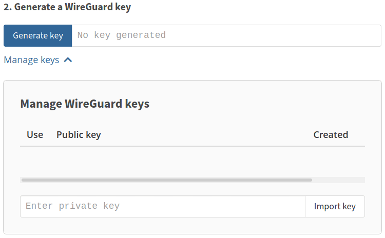 Schlüssel-Eingabe
